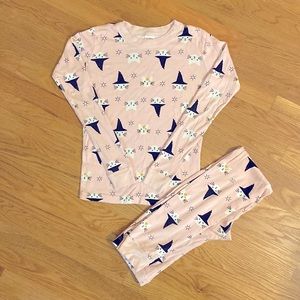 Hanna Anderson Kids Pajama Set size 12